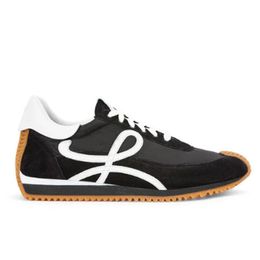 Men and woman casual shoes in nylon and suede Lace up sneaker with a soft upper and honey rubber waves sole top cowhide shoes