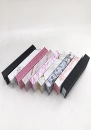 Rectangular magnetic boxes for eyeliner pen hard box marble dollar packaging custom private label mink lashes vendor8279234