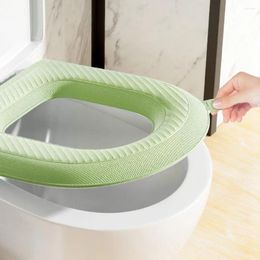 Toilet Seat Covers Waterpoof Silicone Cover Cushion Washable O-shape Accessories Mat Bidet Closes Bathroom Tool L8J4
