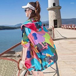 Women's Jackets Female 2024 Summer Camouflage Thin Sun Protection Clothing Women Short Anti-Ultraviolet Korean A1137
