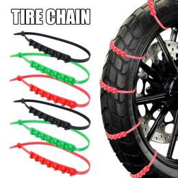 Universal Anti-slip Tie Emergency Safety Belt Snow Chains for Winter Tyres Reusable Ties Motorcycle Car Bike Wheel Tire Chain