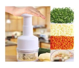 Fruit Vegetable Tools Stainless Steel Add Abs Hand Garlic Presses Chopper Mtifunction Device Onion Cutter Kitchen Cutting Tool Dro1049069