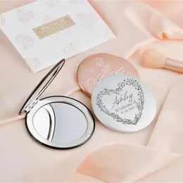 Party Supplies Personalised Compact Mirror Customised Bridesmaid Pocket Gift Bridal Custom Engraved Mirr