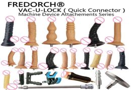 Nxy Dildos Dongs Fredorch Premium Sex Machine F6 Plus Attachments Different Types Dildo Suction Cup Vagina for Men and Women Toys 6364282
