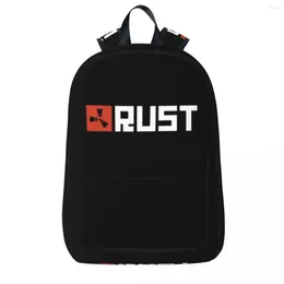 Backpack Rust Game Backpacks Large Capacity Student Book Bag Shoulder Laptop Rucksack Waterproof Children School