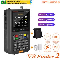 GTMEDIA V8 Finder2 Satellite Finder DVB-S/S2/S2X Satellite Meter Satellite Finder Better SATLINK WS-6906 6916 ST-5150 WS-6933