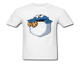 Crumbs In My Pocket Tshirt Cookie Monster T Shirt Men Funny Tops Tees Cartoon Tshirt Summer Cotton Clothing Designer3959433