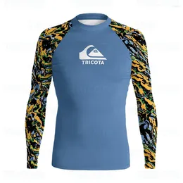 Women's Swimwear Surfing Shirts Men UV Protection Swimming Beach Rash Guard Diving Tops Quick Dry Rashguard Long Sleeve T-shirts