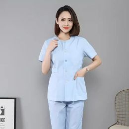 Medical Suit Hospital Outdoor Jacket Doctors Clothing Scrubs Tops Nurse Uniform Dental Clinic Workwear Lab Coat