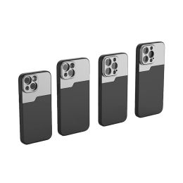 Mobile Phone Case 17MM Thread for iPhone 15 12 13 Pro Max Mini Smartphone Vlog Protective Cover Anamorphic Macro Wide Angle Lens