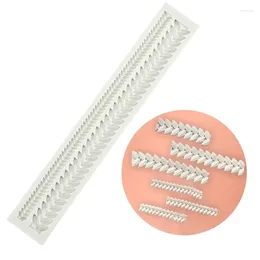 Baking Moulds Sugar Craft Silicone Mould Wheat Braid Knitted Cake Decorating Bakeware Dropship