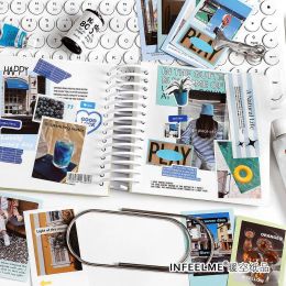 100pcs/1lot Kawaii Scrapbook Stickers a glint Scrapbooking Supplies Planner Decorative Stationery Sticker