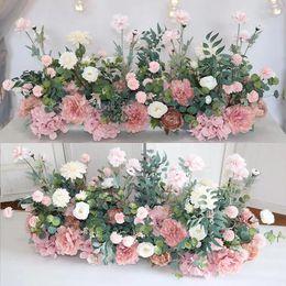 Decorative Flowers Simulated Retro Large Style Floor Arrangement Silk Flower Finished Decoration El Walls