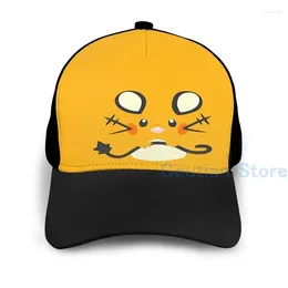 Ball Caps Fashion #702 Dedenne Basketball Cap Men Women Graphic Print Black Unisex Adult Hat