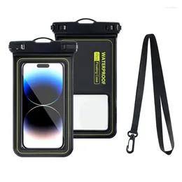 Storage Bags Bubble Float Waterproof Phone Case Touch Screen With Detachable Strap Swim Pouch Ultra Thin Protection Bag
