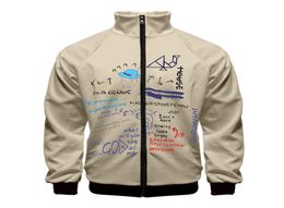 Graffiti 3D Printed Stand Collar Zipper Jacket Menwomen Fashion Long Sleeve Jackets 2020 kpop mens clothing2172023