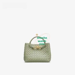 Btteca Vanata Tote Bag Jodie Mini Teen Intrecciato Designer Genuine Leather Women's Spring Summer Knitted Handbag Commuter One Shoulder Oblique Straddle