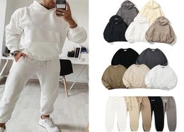 women mens joggers set designer pants hooded sweatshirt suits fashion slim fit hoodie sweatpants for fall spring hip hop pullover 5457237