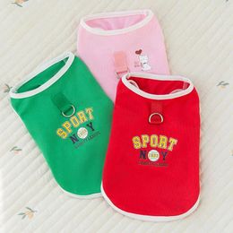 Dog Apparel Spring Summer Pet Clothes Kitten Puppy Breathable Vest Small And Medium-sized Thin Pullover Chihuahua Yorkshire Poodle