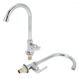 Kitchen Faucets G1/2 Home Wash Basin Single Cold Water Faucet Stainless Steel Rotatable Sink Supplies