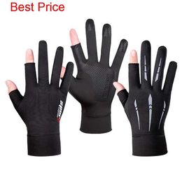 Sports Gloves 10Pair Summer Sunscreen Ice Fitness Gloves Antiskid Outdoor Cycling Driving Sports Gloves Courier Fishing Gloves Q240525