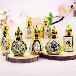 Storage Bottles 1PC 10ml 15ml Glass Roll On Bottle Empty Roller Perfume Refillable Small Essential Oil Vials Portable Travel