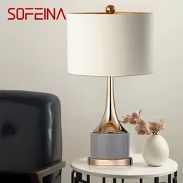 Lâmpadas de mesa Sofeina contemporânea Lâmpada vintage Creative LED Desk Light para casa de estar em casa Decoração de cabeceira