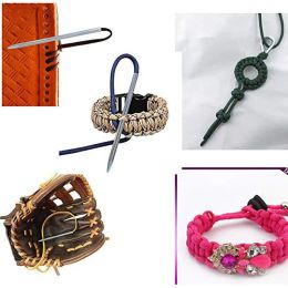 Paracord Knitting Tool Set Aluminium Parachute Cord Needles Bracelets DIY Weave Tool Umbrella Rope