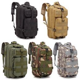 Mens 25L Tactical Backpack Waterproof Molle Hiking Backpack Sport Travel Bag Outdoor Trekking Camping Backpack 240521