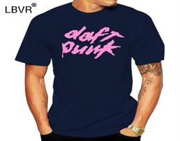 RARE Vintage DAFT PUNK DISCOVERY Tee TShirt Size L Black Pink Male Battery Funny Cotton Tops200h9134254