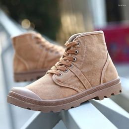 Casual Shoes Sneakers Men Canvas High-top Thick-soled Comfortable Sports Retro Shoe Boot