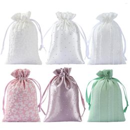 Gift Wrap Drawstring Organza Bags Candy Packaging Baby Shower Wedding Birthday Party Supplies Favor Pouch