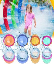 Summer Party Water Fight Game Balloons Reusable Rapid Filling Water Bomb Splash Balls for Pool Family Activity1214202