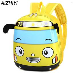 Backpack 3D Cartoon Bus Daycare Bags Cute Kindergarten Children School Bag Small For Boys Girls Go An Outing