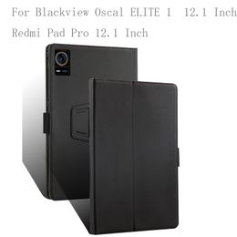 غطاء جلدي لـ Blackview Oscal Elite 1 Redmi Pad Pro 12.1 بوصة قرص مع علبة حامل اليد