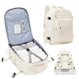 Backpack Travel For Women United Airlines Carry On Bags Bag Flight Approved With USB Charging Port And Multiple Layers.