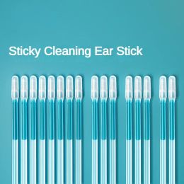 Disposable Sticky Ear Swabs Pick Reusable Ear Cleaner Soft Silicone Ear Wax Removal Tool Earwax Remover For Olders Adult Kid
