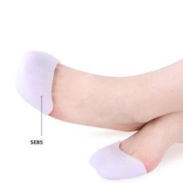 1/2/5Pairs Toe Protector SEBS Gel Pointe Toe Cap Cover Forefoot Pad Half Size Protective Cover for Ballet Shoes Foot Care Tools