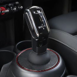 Car Internal Central Control Shift Gear Lever Dust Cover Decorative Shell Sticker For MINI Cooper S JCW F54 F55 F56 F57 F60