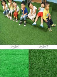 Decorative Flowers Wreaths 1 Square 15mm Thickening Artificial Grass Turf 50cm200cm Indoor Outdoor Garden Lawn Landscape Synthe4958381