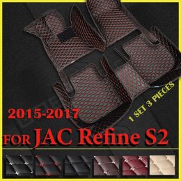 Car Floor Mats For JAC Refine S2 SEi2 2015 2016 2017 Custom Auto Foot Pads Automobile Carpet Cover Interior Accessories