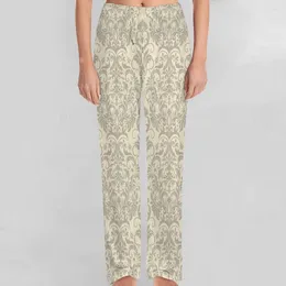 Women's Sleepwear Tribal Pattern Pyjama Pants Mens Womens Lounge Super Soft Unisex Sleep Bottoms With Pockets Drawstring