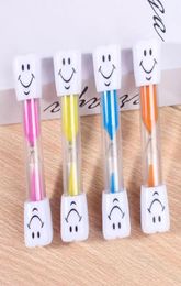 Novelty Items 3 Minutes Sand Timer Clock Smiling Face Hourglass Decorative Household Kids Toothbrush Gifts Christmas Ornaments6224514