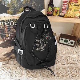 School Bags Trendy Backpack For Schoolbag College Girls Students Fashion Large Capacity Casual Travel Bag