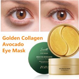 60pcs Eye Mask Collagen Anti Dark Circles Eye Bags Avocado Golden Moisturising Anti Wrinkle Eye Patches Skin Care Products