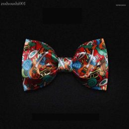 Bow Ties Brand Fashion Men's Tie Print Party Wedding For Men Butterfly Bowtie fdce