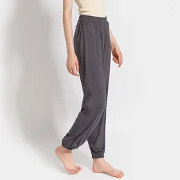 Women's Sleepwear Trousers Sleep Bottoms Spring Summer Pajama Pants Modal Comfortable High Waist Elastic Slim Home