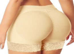 Whole Pants Sexy Boyshort Panties Woman Fake Ass Underwear Push Up Padded Panties Buttock Shaper Butt Lifter Hip Enhancer2261648