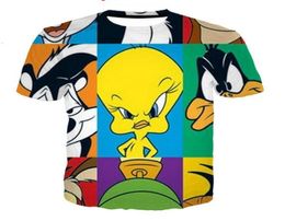 New Arrive Hip Hop Summer Style Cartoon Looney Tunes Funny 3D Print Men Women Fashion T Shirt Tops XS0347990405