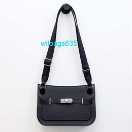 Leather Shoulder Bag Jyp Bags 2024 New Fashion Home Bag Saddle Bag Genuine Leather Womens Bag Fashion Commuter One Shoulder Crossbody Underar have logo WLCD